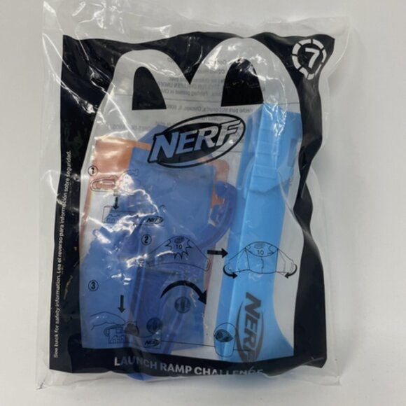 McDonald's Happy Meal Toy Collection 2023 Nerf #7 Launch Ramp Challenge NEW - Picture 1 of 1